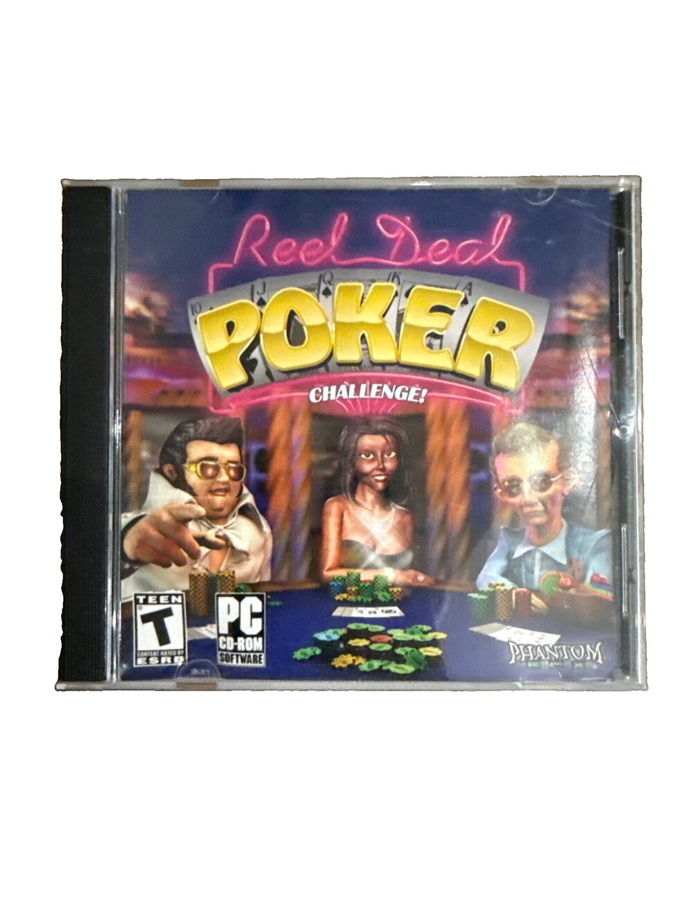 Vintage Reel Deal Poker PC CD Phantom EFX Rom Computer Game